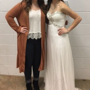 White formal/prom dress